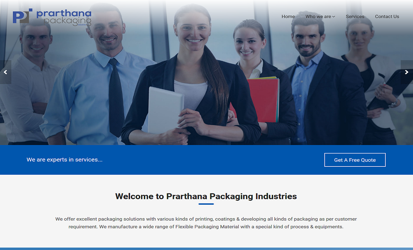 Prarthana Packaging Home